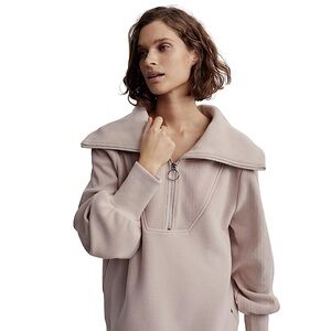 Varley Women's Cowl Neck Sweater - Light Pink